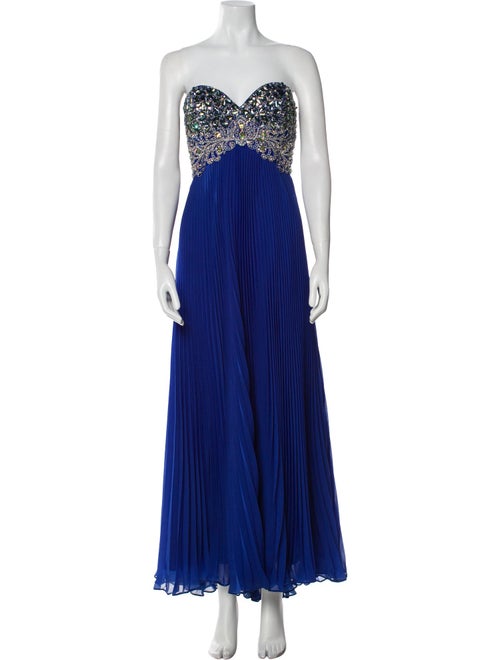 Tony Bowls Evening Strapless Long Dress