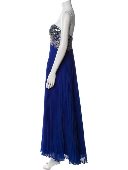 Tony Bowls Evening Strapless Long Dress