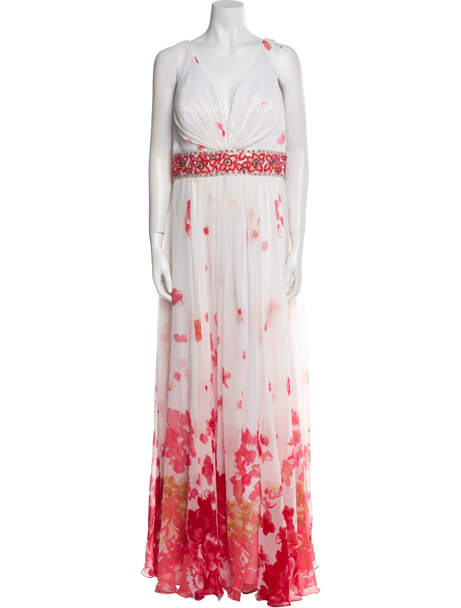 Tony Bowls Evening Printed Long Dress