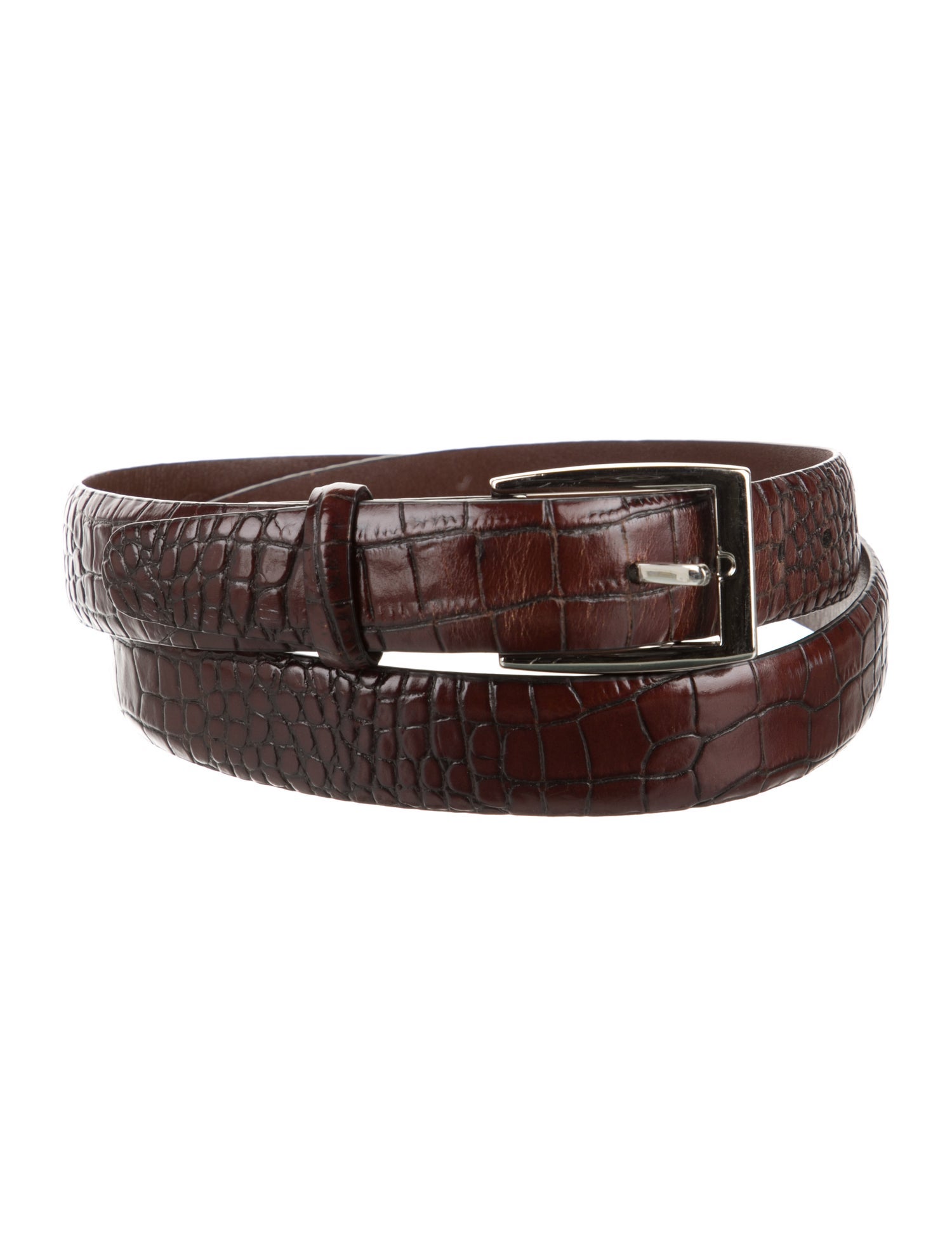Torino Embossed Leather Belt