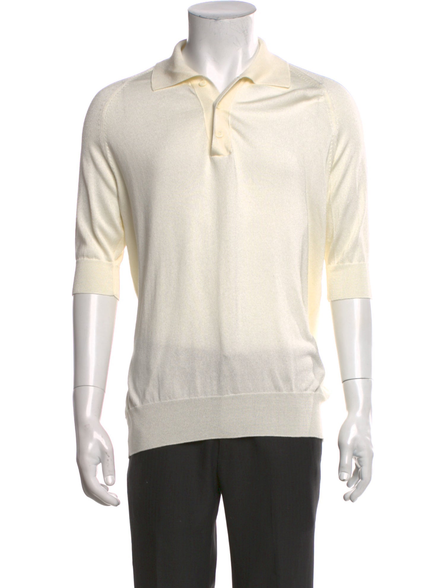 Torino Crew Neck Three-Quarter Sleeve Polo Shirt