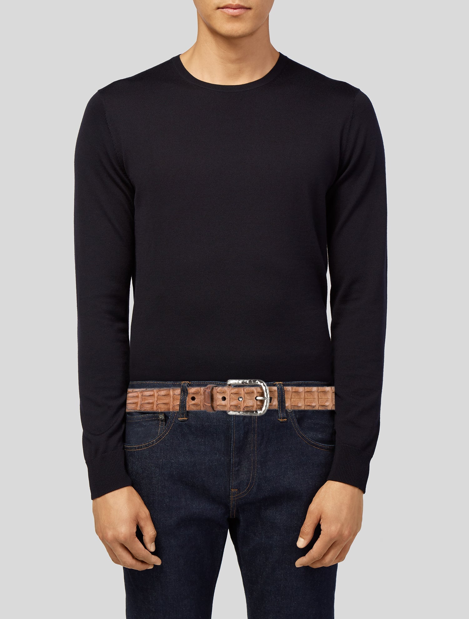 Torino Crocodile Waist Belt