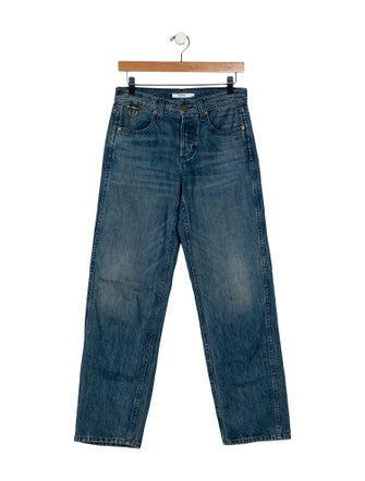 The Only Jane Mid-Rise Straight Leg Jeans