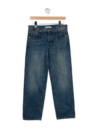 The Only Jane Mid-Rise Straight Leg Jeans
