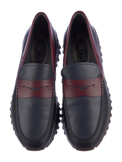 TOD'S HAPPY MOMENTS by ALBER ELBAZ Leather Colorblock Pattern Loafers