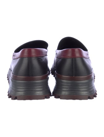 TOD'S HAPPY MOMENTS by ALBER ELBAZ Leather Colorblock Pattern Loafers