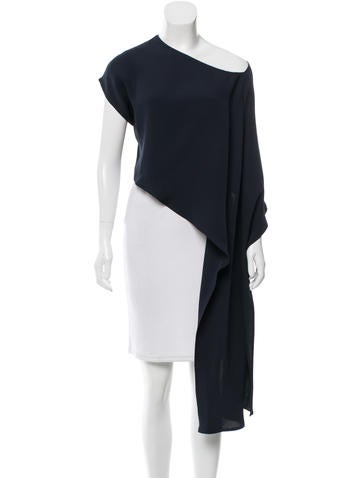 Tome Silk One-Shoulder Top