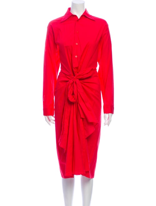 Tome Midi Length Dress Red