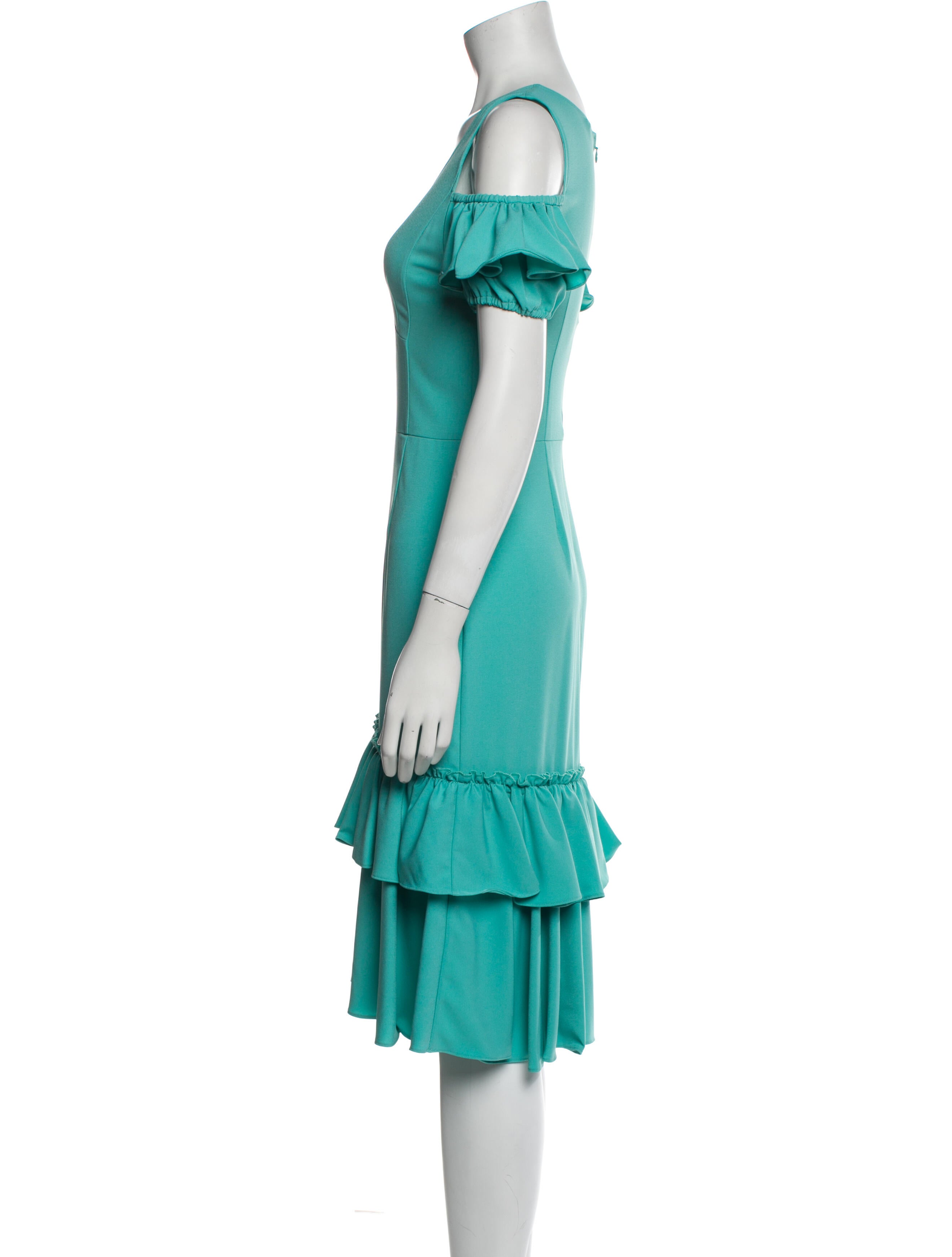 Tome V-Neck Midi Length Dress