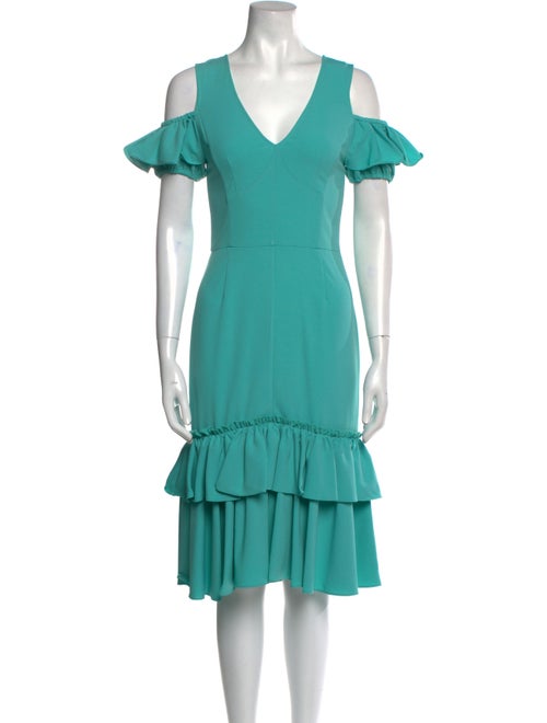 Tome V-Neck Midi Length Dress