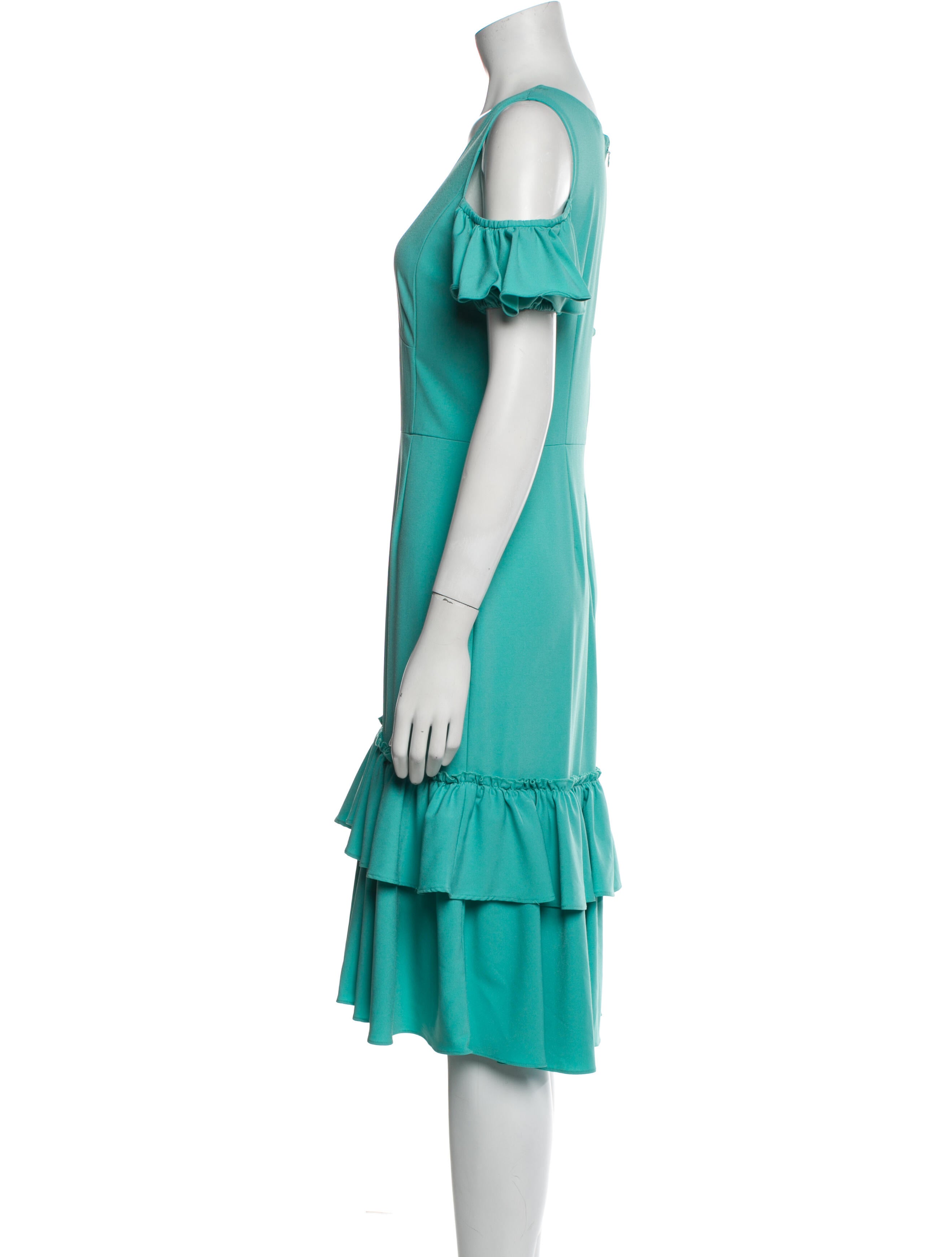 Tome V-Neck Midi Length Dress