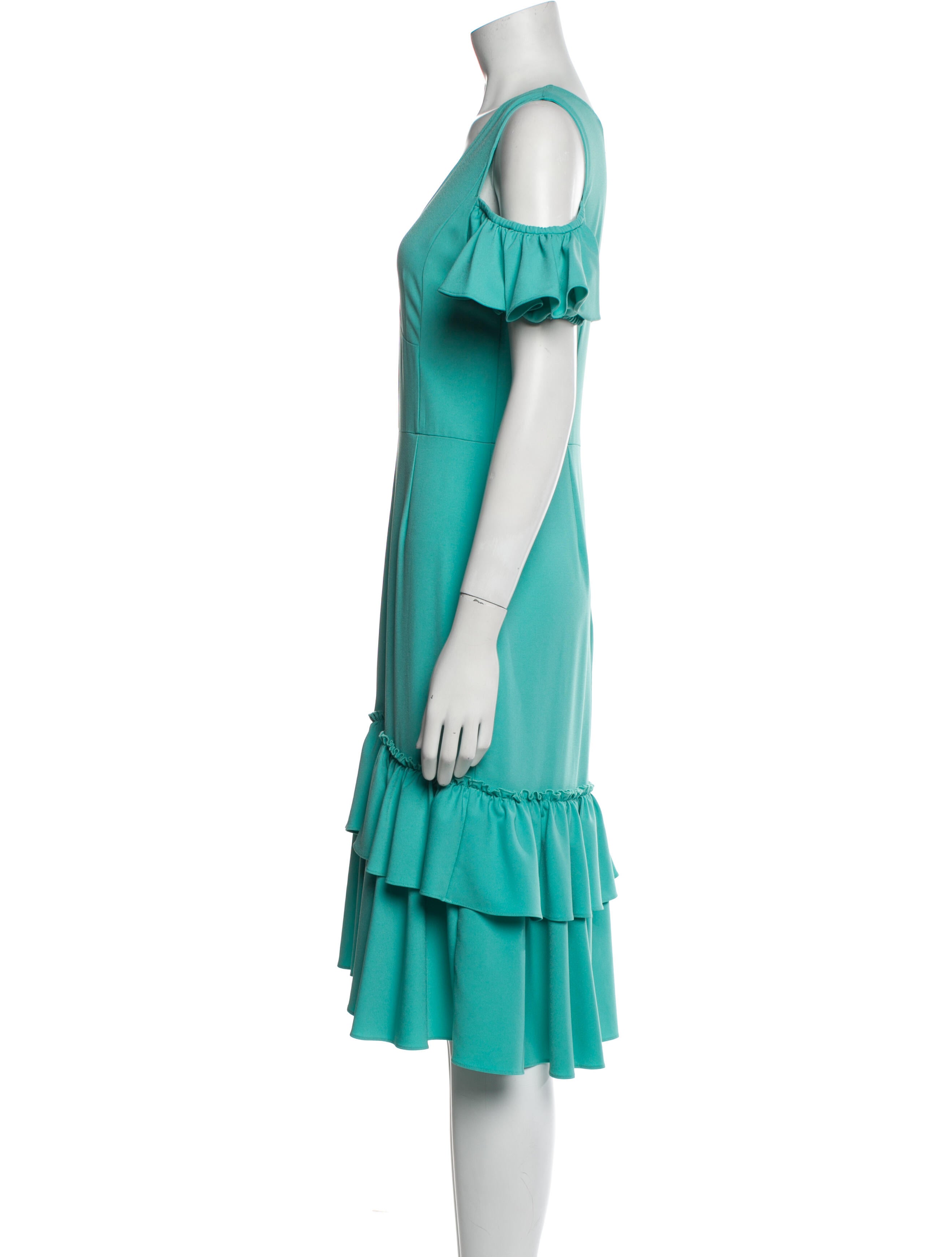 Tome V-Neck Knee-Length Dress