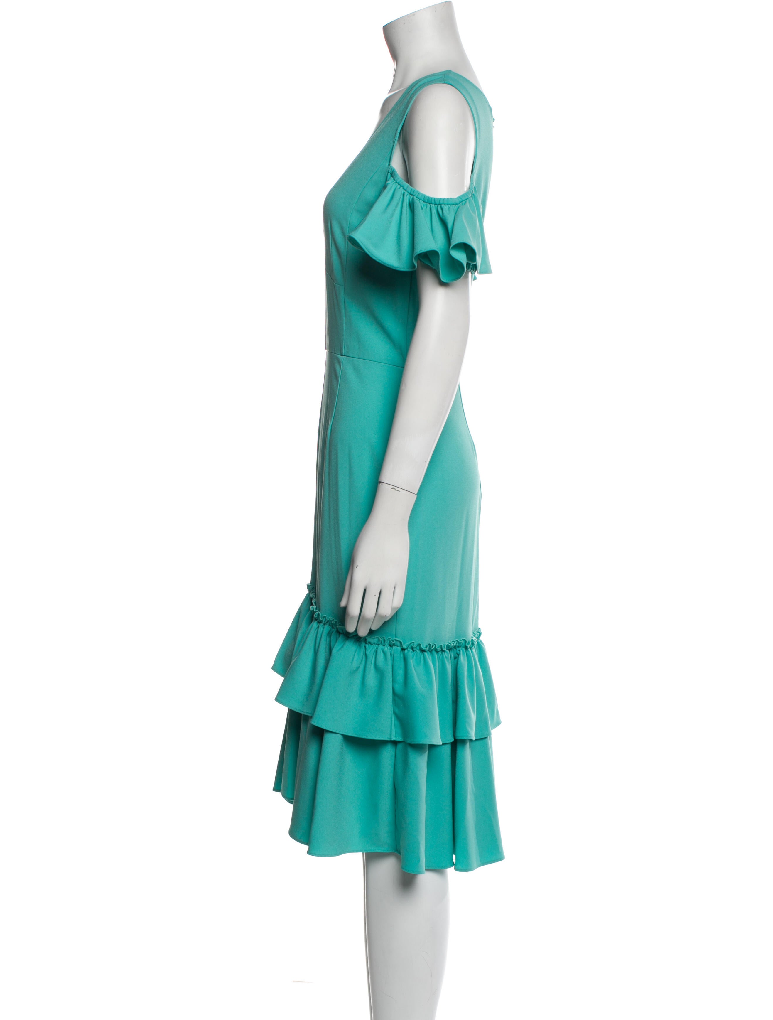 Tome V-Neck Midi Length Dress