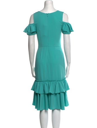 Tome Plunge Neckline Midi Length Dress