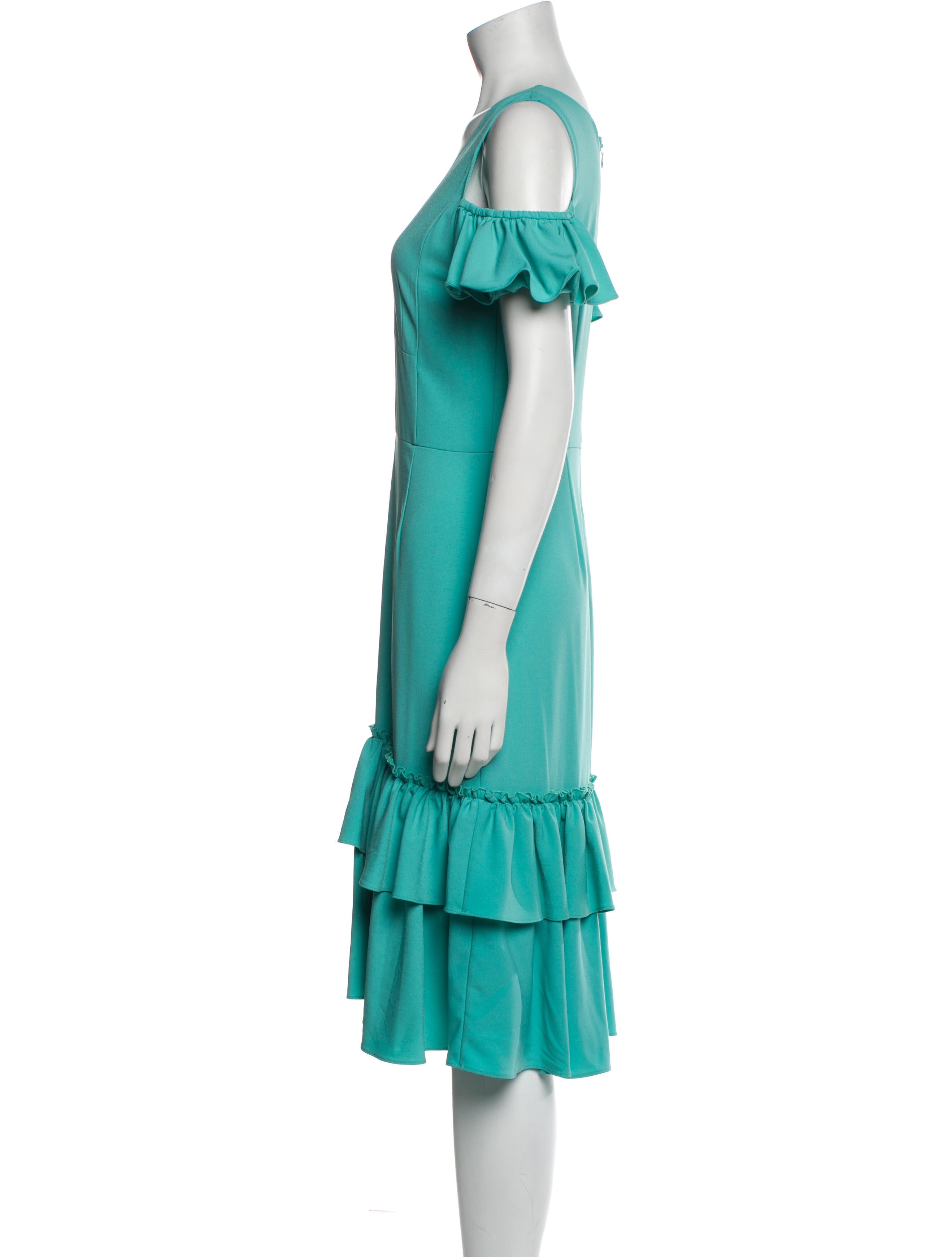 Tome V-Neck Knee-Length Dress