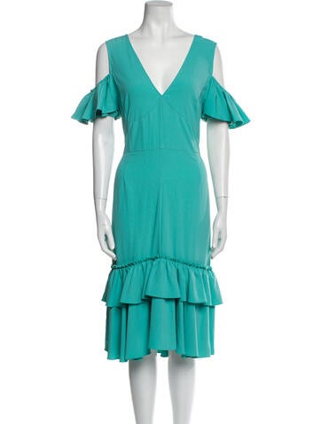 Tome Dresses V-Neck Midi Length Dress M