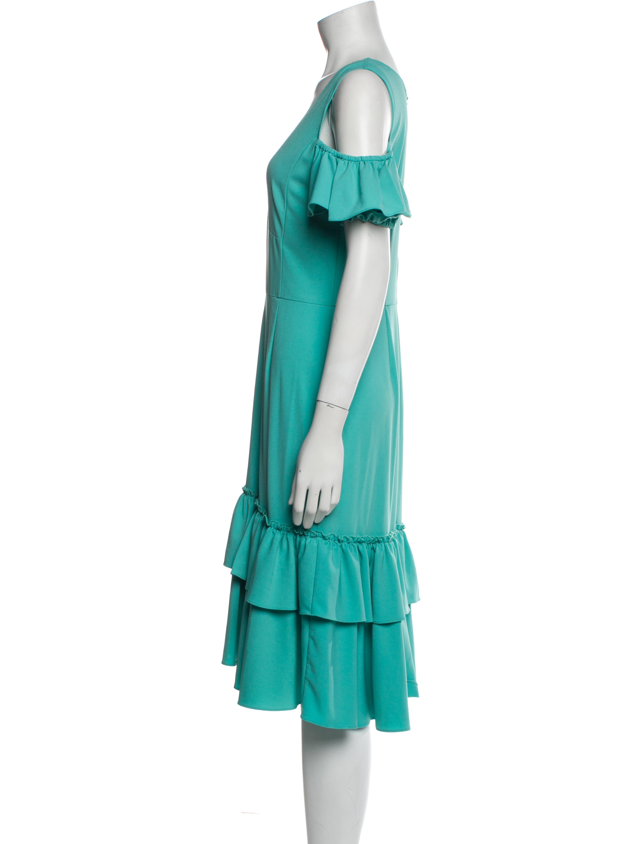 Tome V-Neck Midi Length Dress