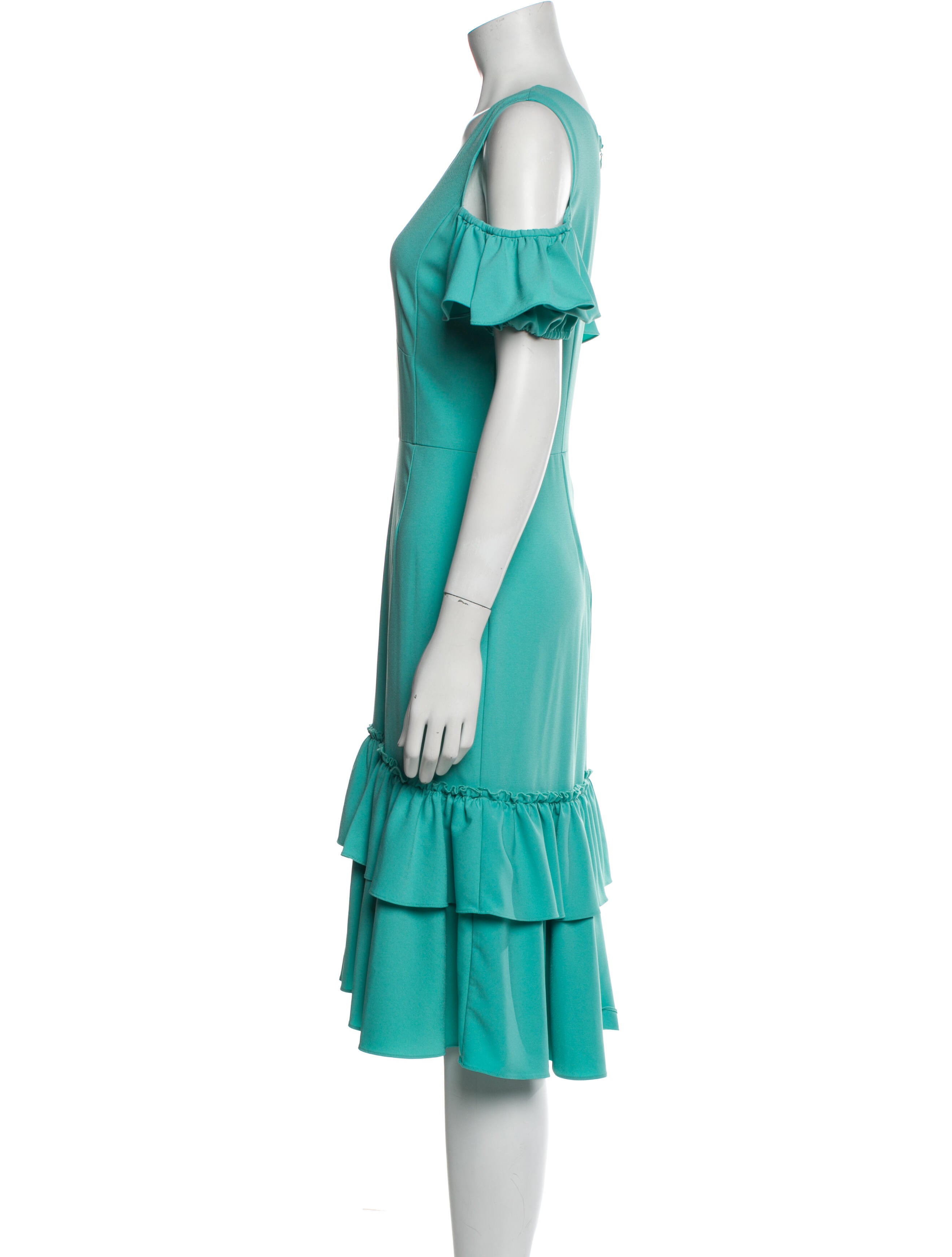 Tome V-Neck Knee-Length Dress