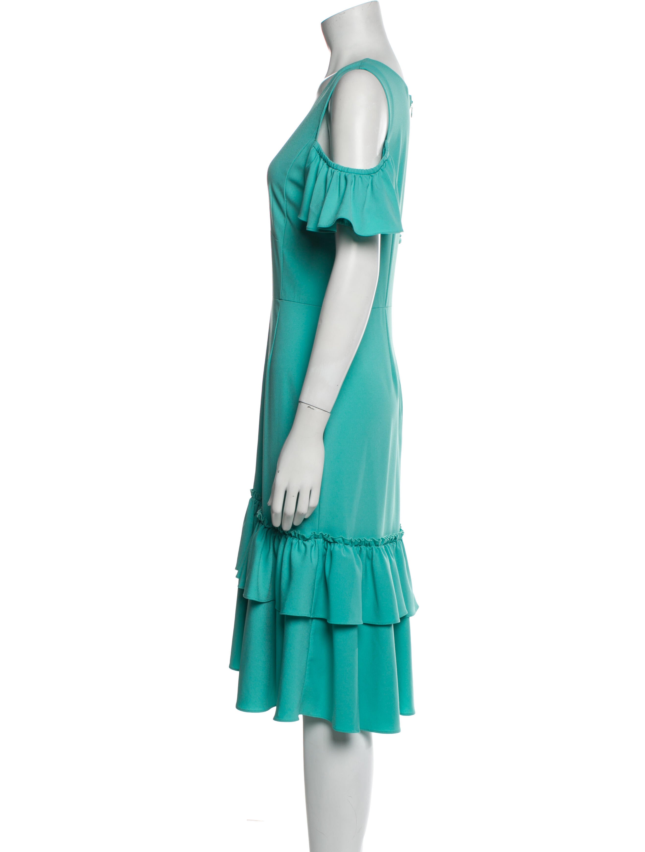 Tome V-Neck Midi Length Dress