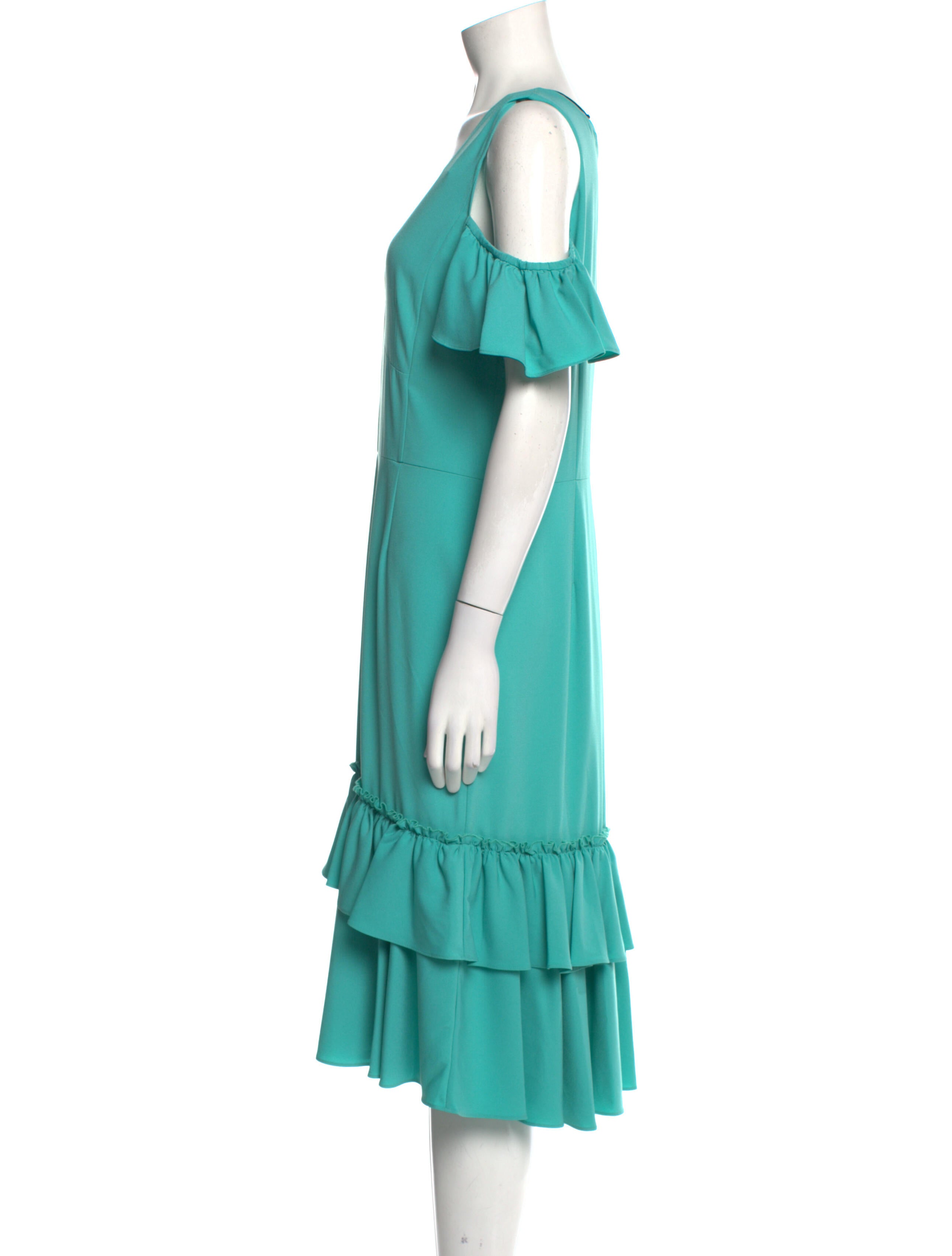 Tome V-Neck Midi Length Dress