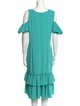 Tome V-Neck Midi Length Dress