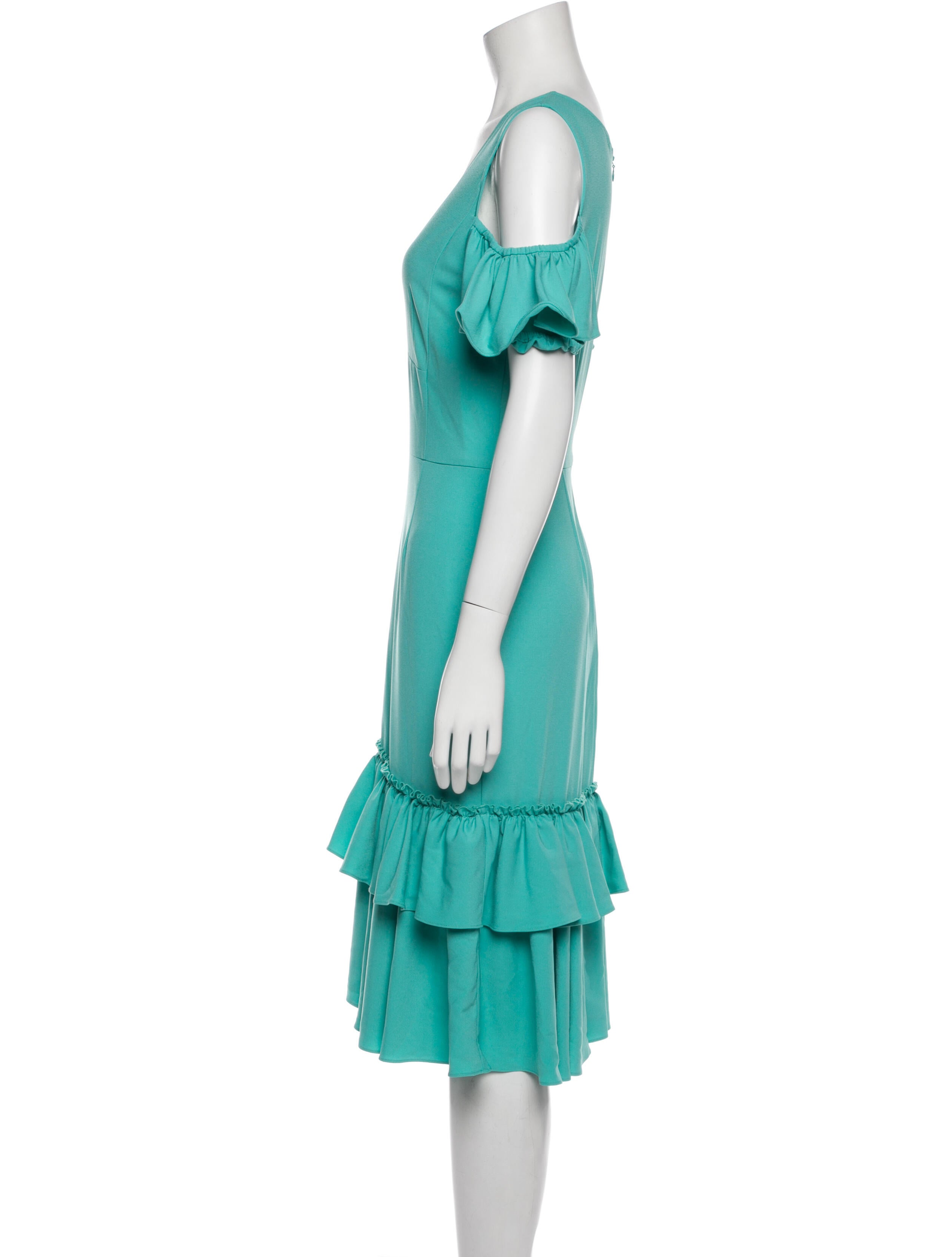 Tome V-Neck Midi Length Dress