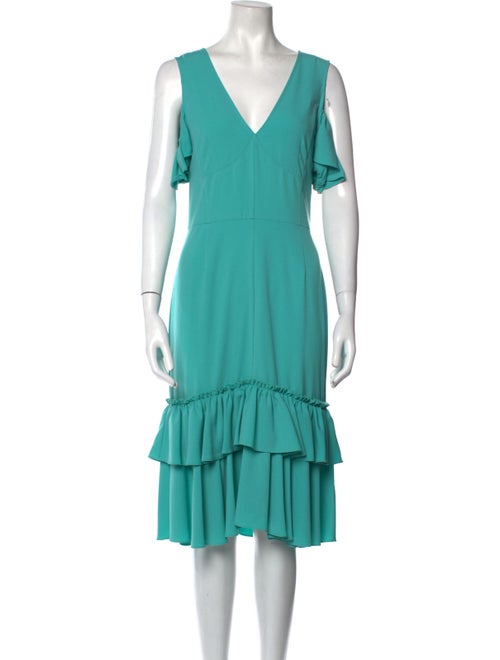 Tome V-Neck Midi Length Dress