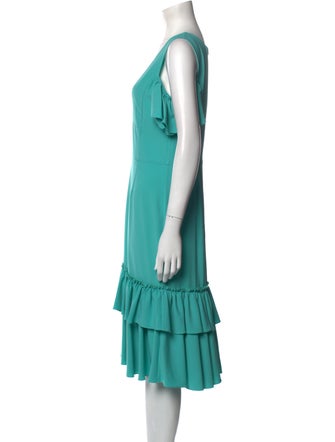 Tome V-Neck Midi Length Dress