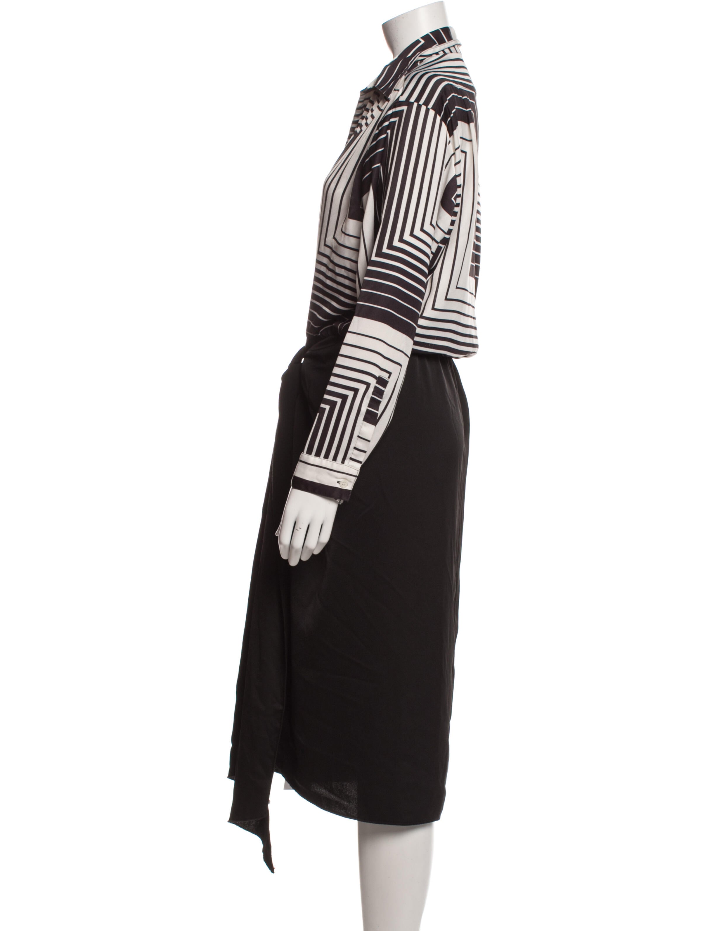 Tome Printed Midi Length Dress