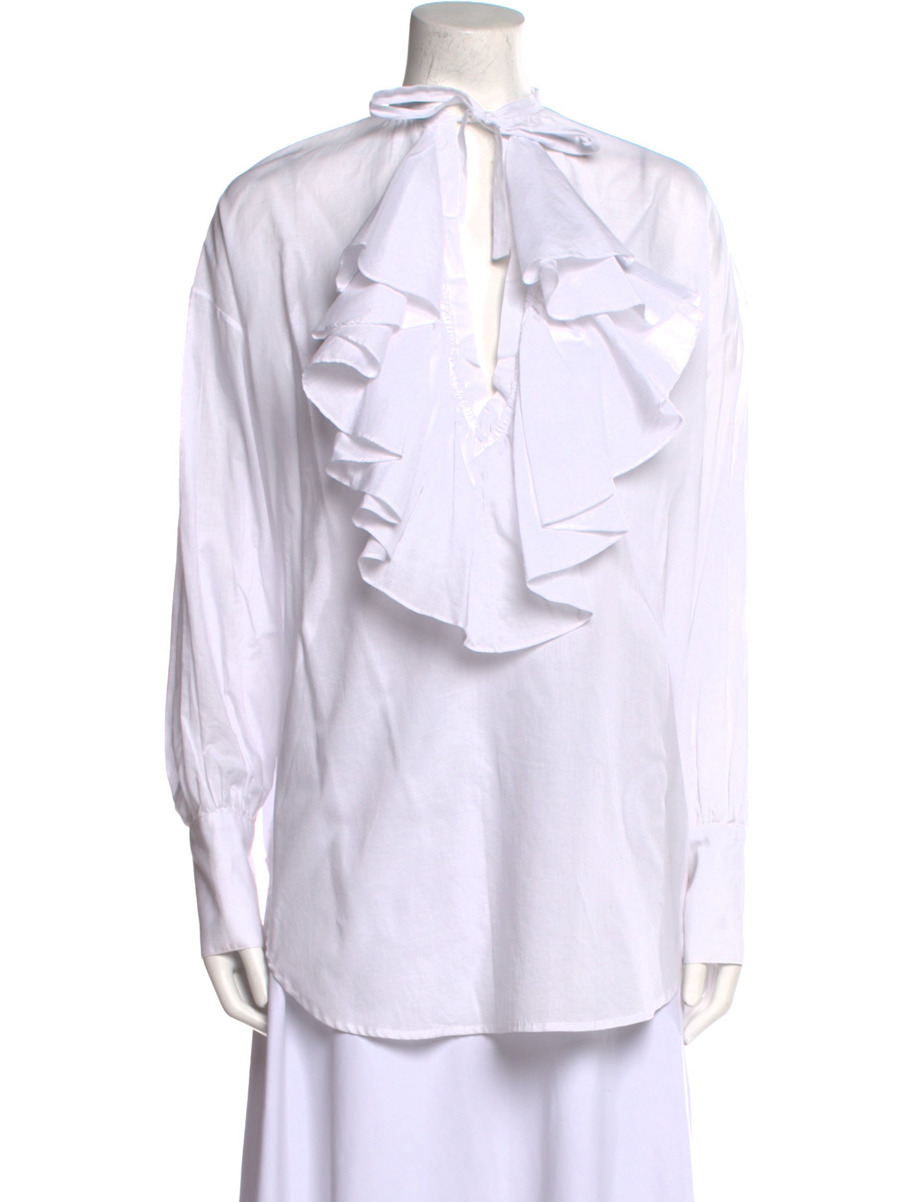 Tome Tie Neck Long Sleeve Tunic