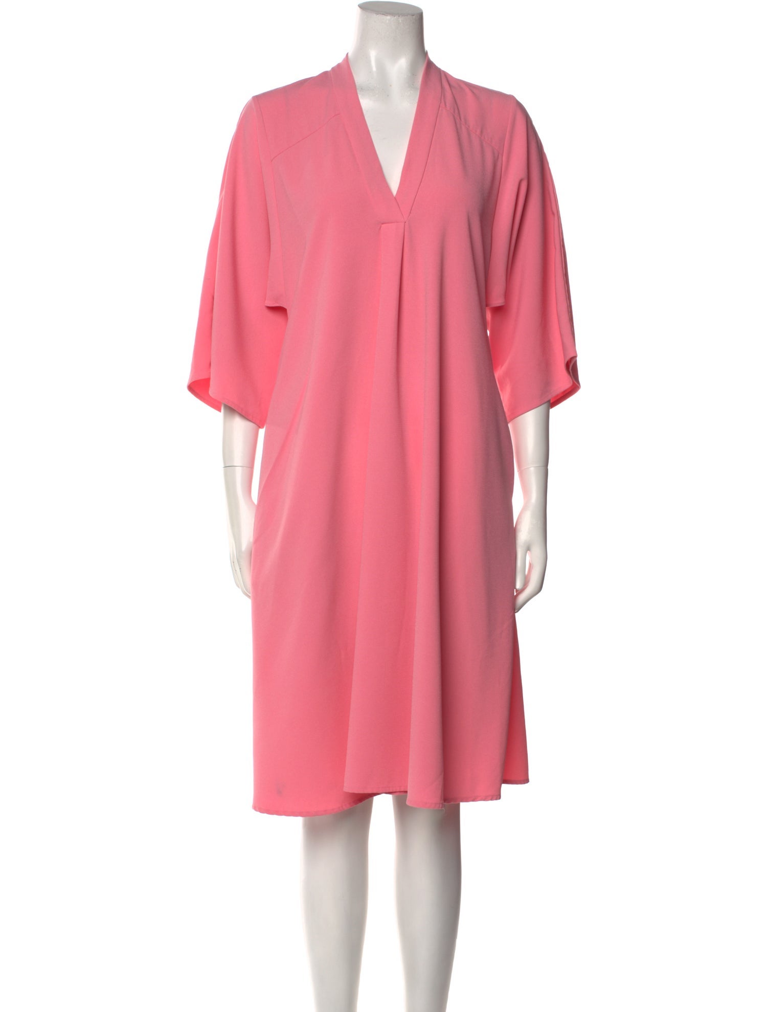 Tome V-Neck Midi Length Dress