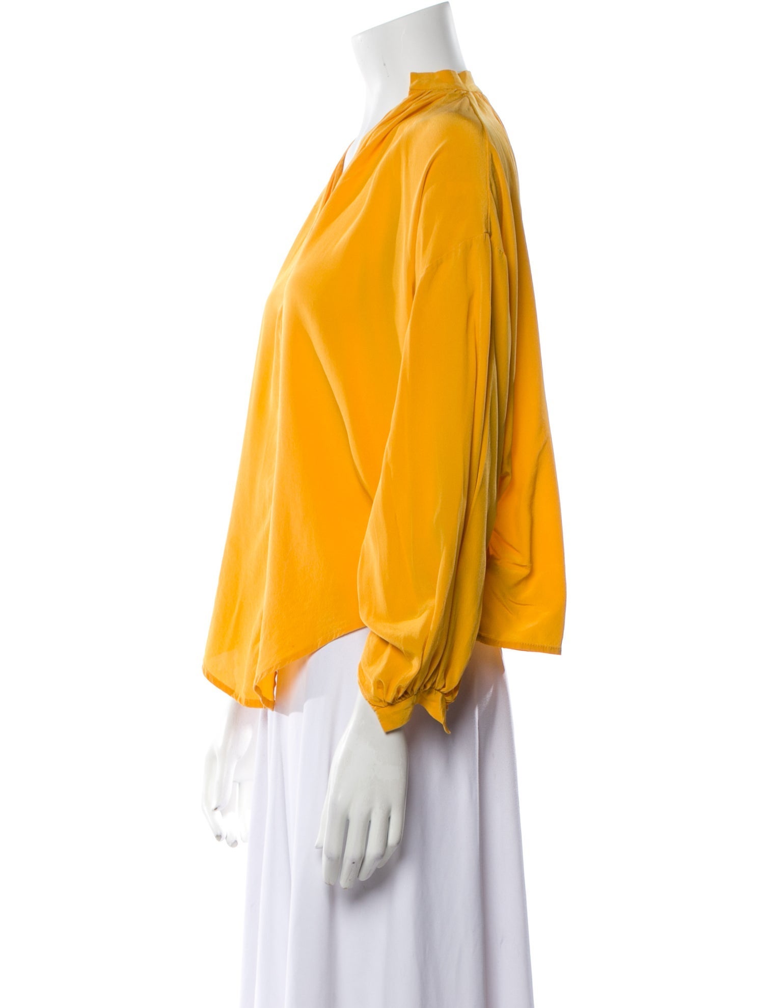 Tome Silk V-Neck Blouse