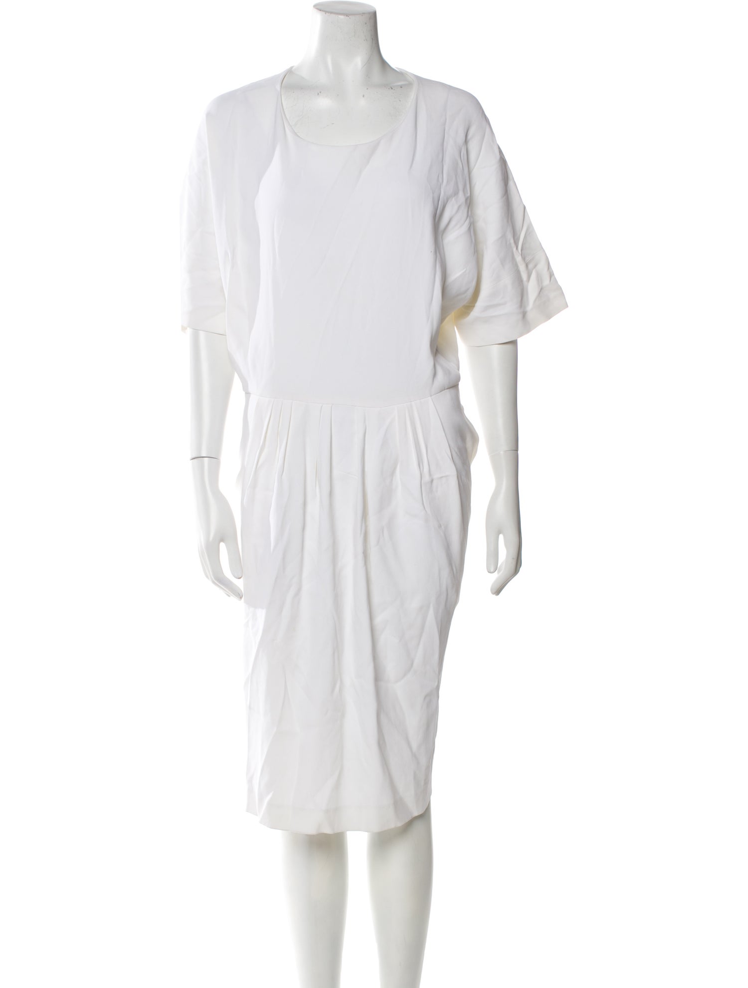 Tome Scoop Neck Knee-Length Dress