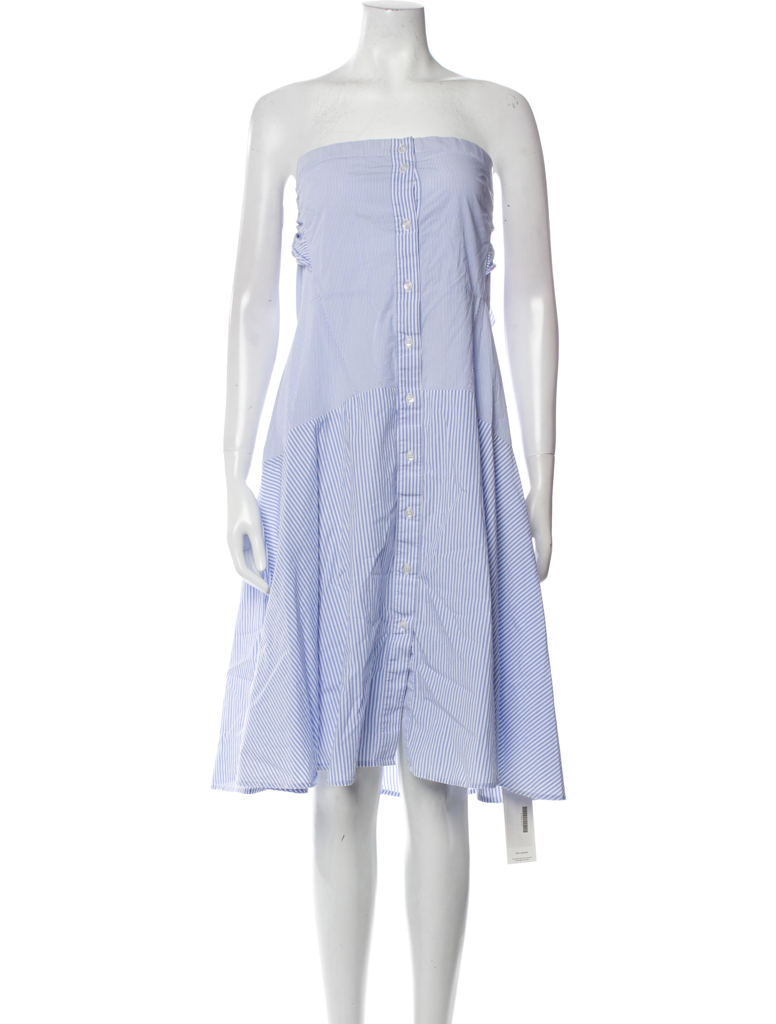 Tome Striped Knee-Length Dress