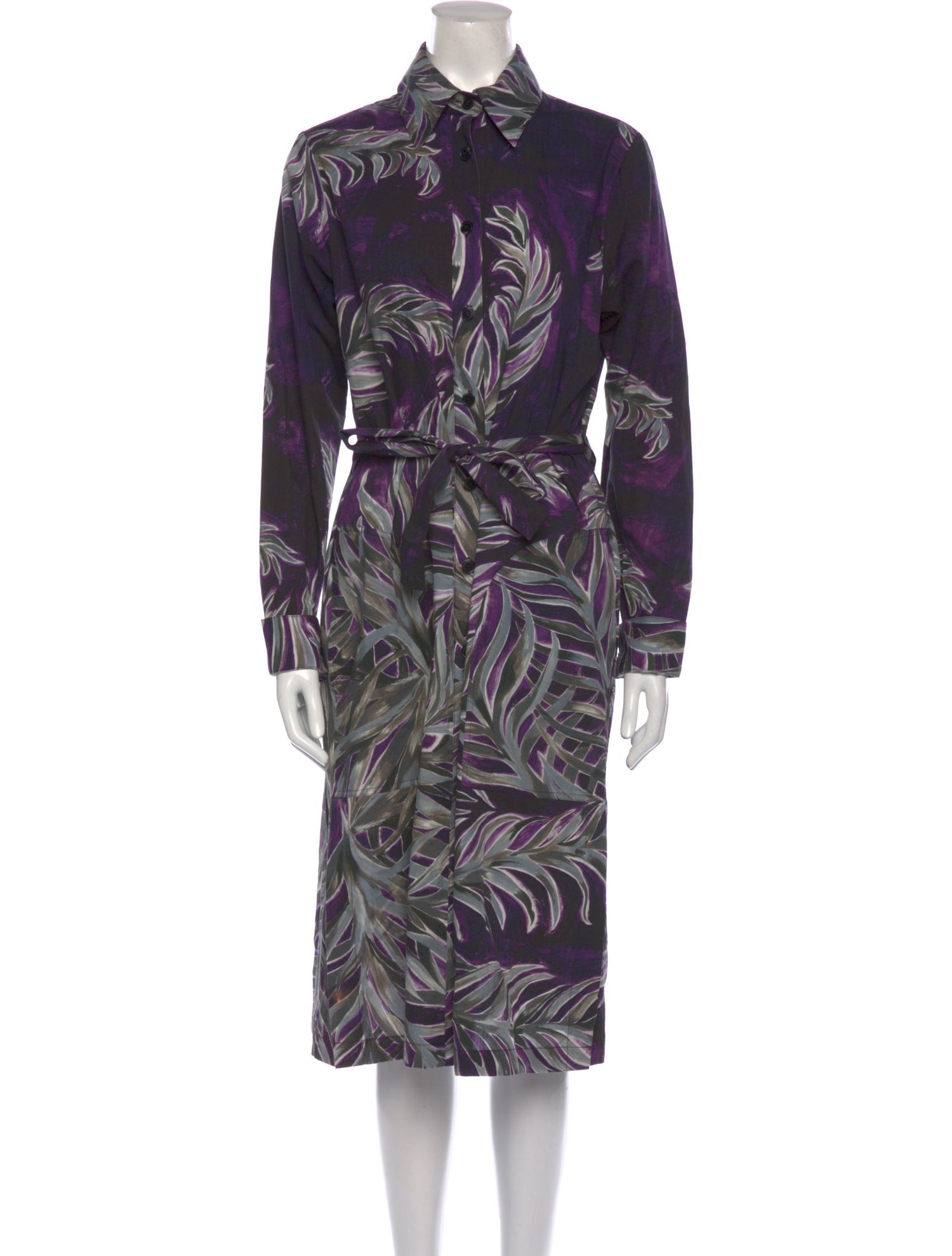 Tome Printed Midi Length Dress