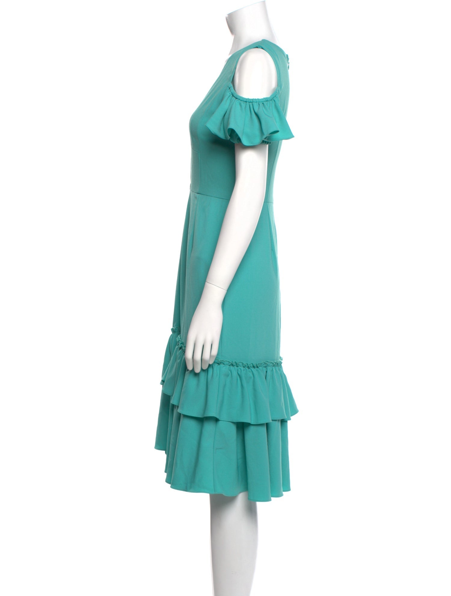 Tome V-Neck Midi Length Dress