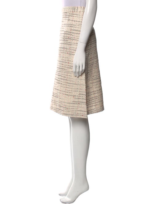 Tome Tweed Pattern Knee-Length Skirt