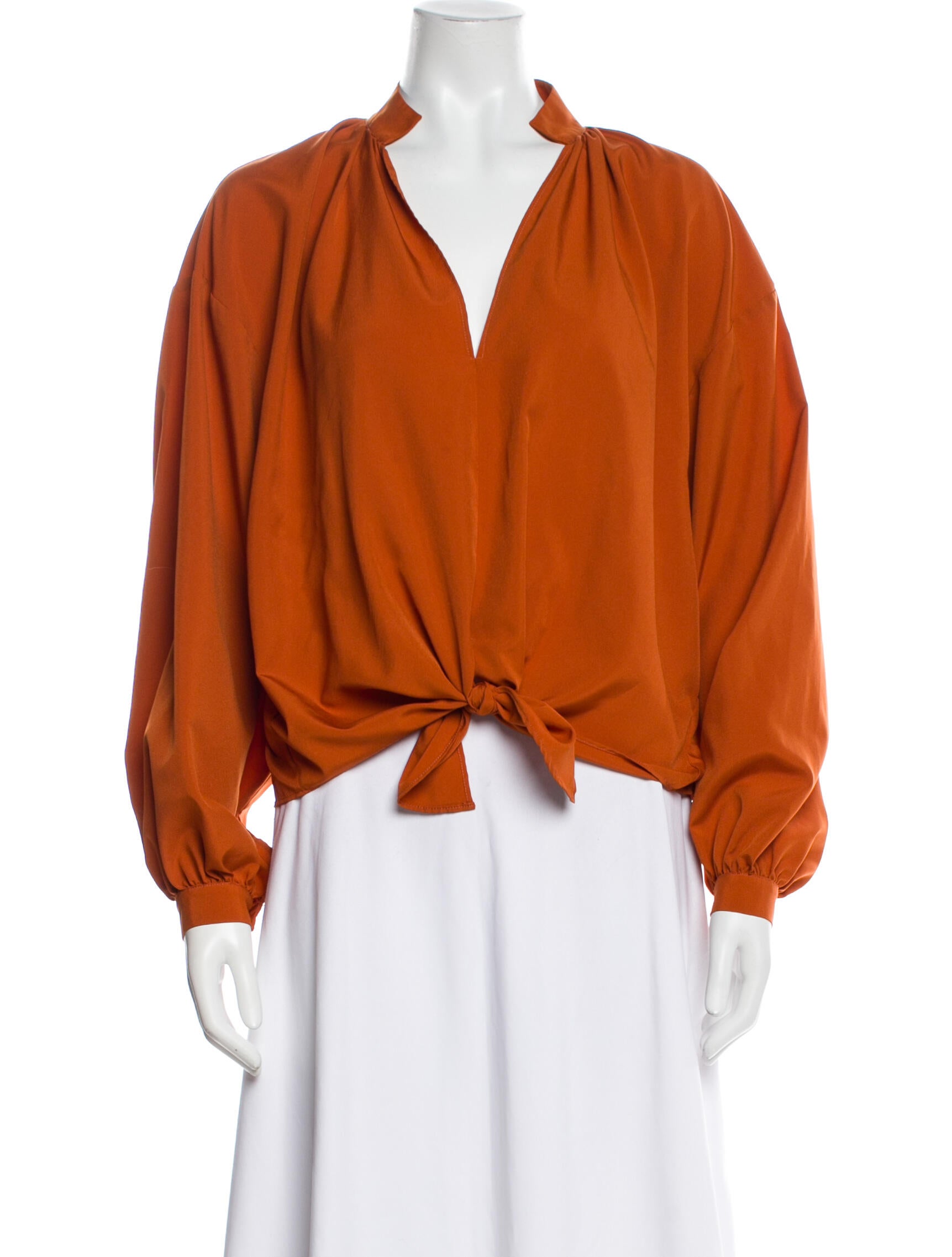 Tome V-Neck Long Sleeve Blouse