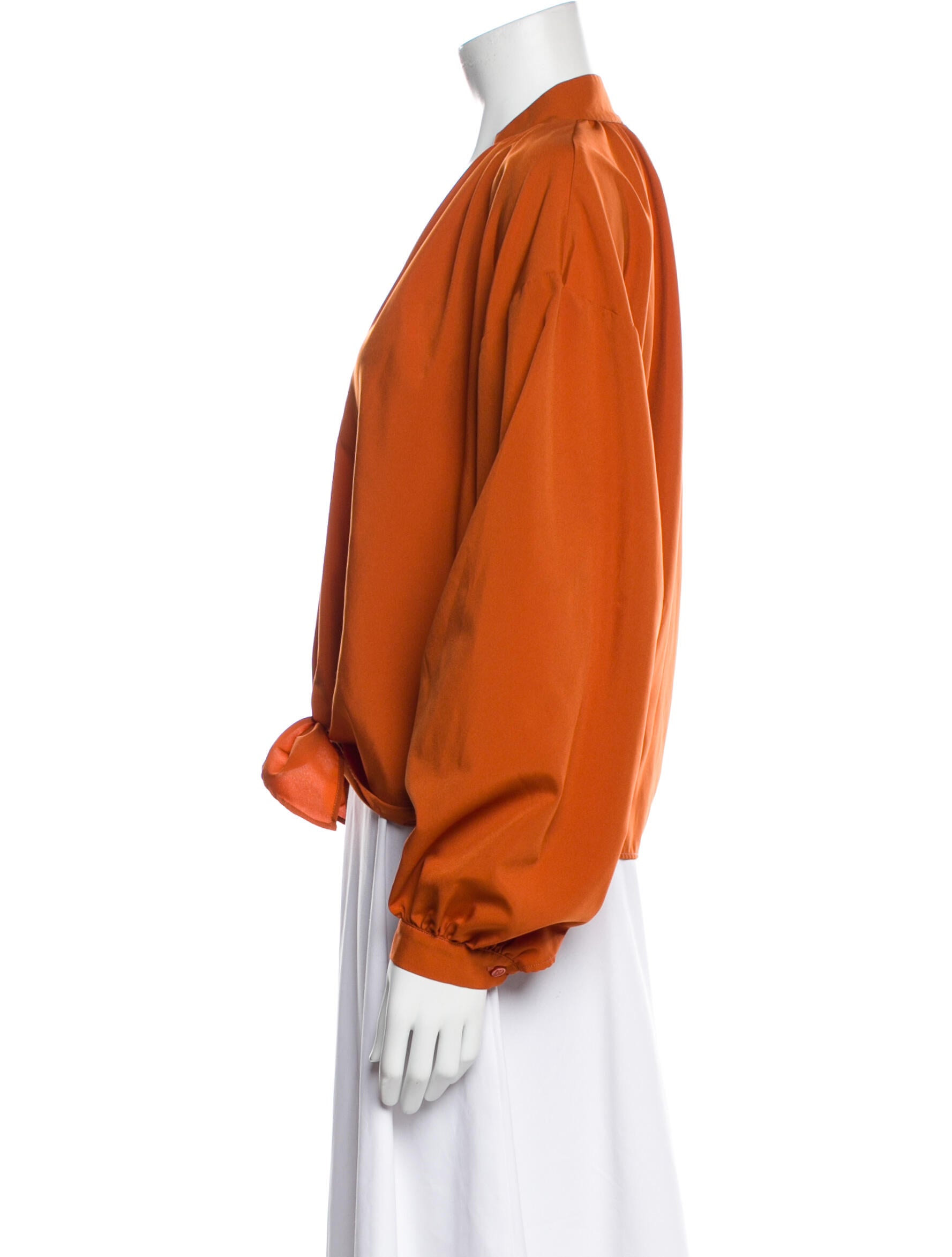 Tome V-Neck Long Sleeve Blouse