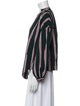 Tome Striped V-Neck Blouse