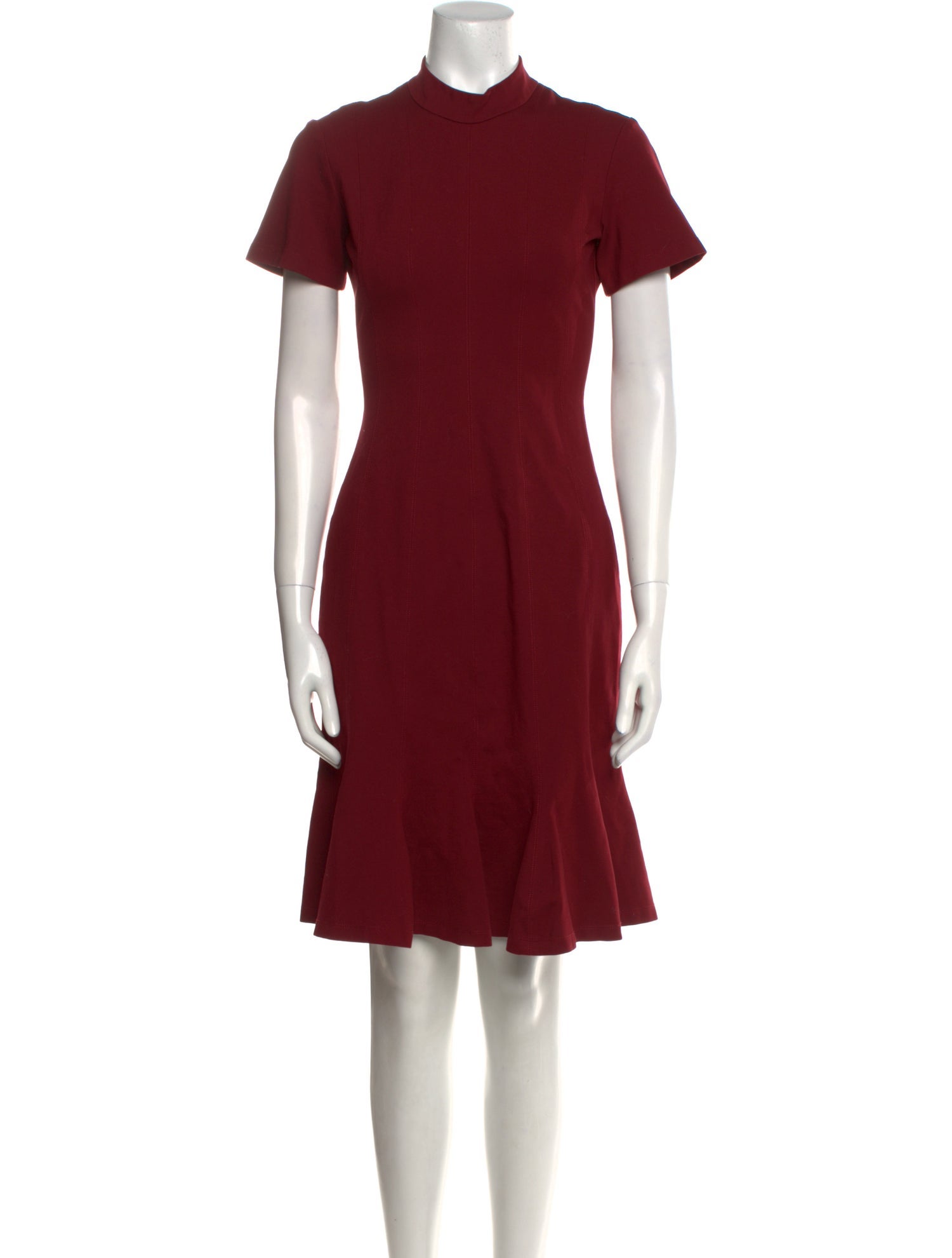 Tome Mock Neck Knee-Length Dress
