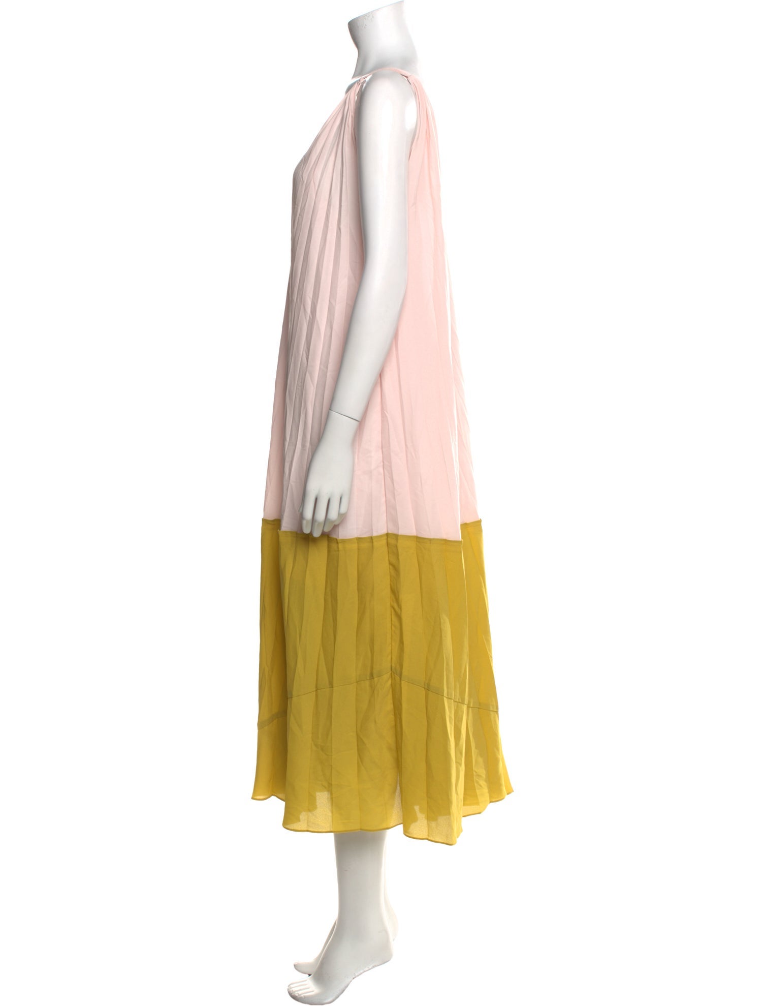 Tome V-Neck Midi Length Dress