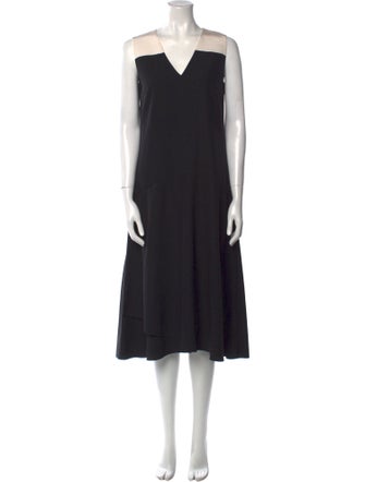 Tome Silk Midi Length Dress