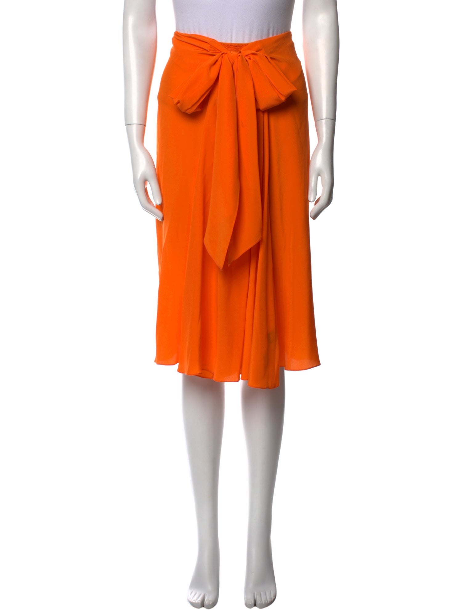 Tome Silk Midi Length Skirt