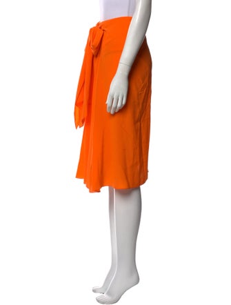 Tome Silk Midi Length Skirt