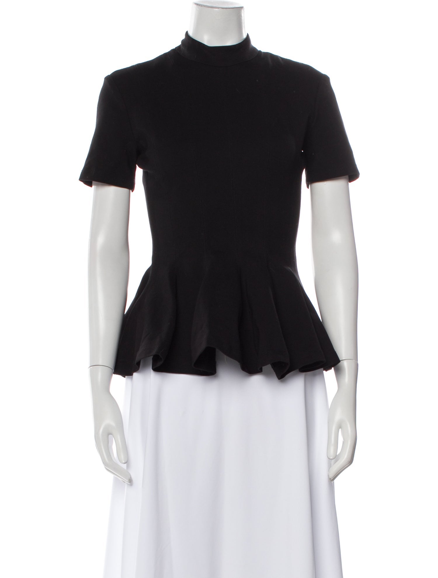 Tome Mock Neck Short Sleeve Top