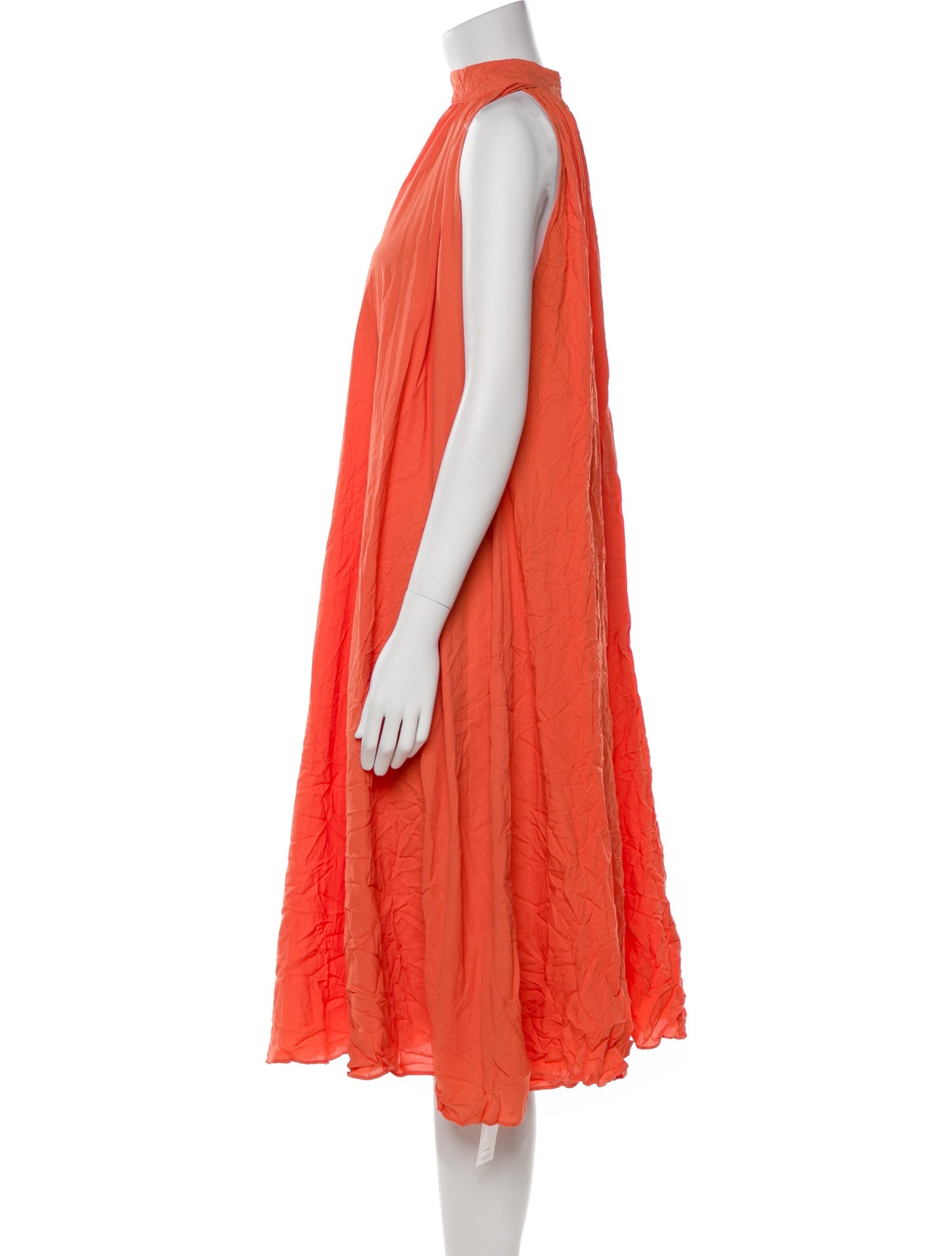 Tome Mock Neck Midi Length Dress