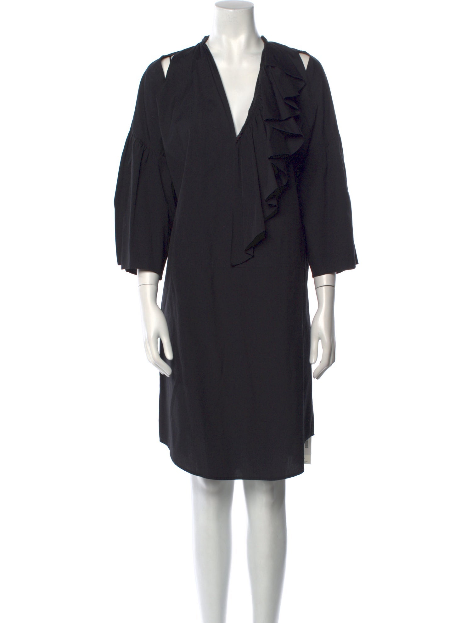 Tome V-Neck Knee-Length Dress