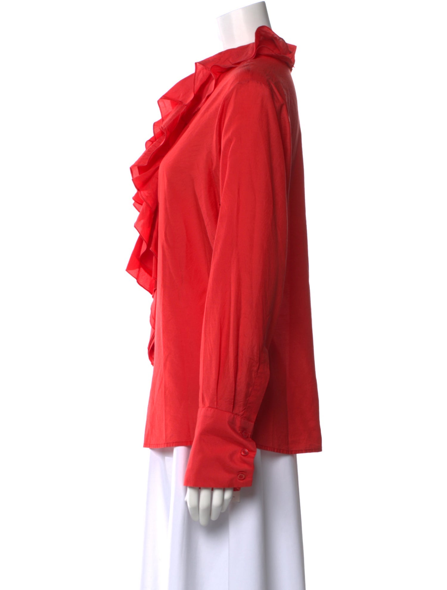 Tome Mock Neck Long Sleeve Blouse