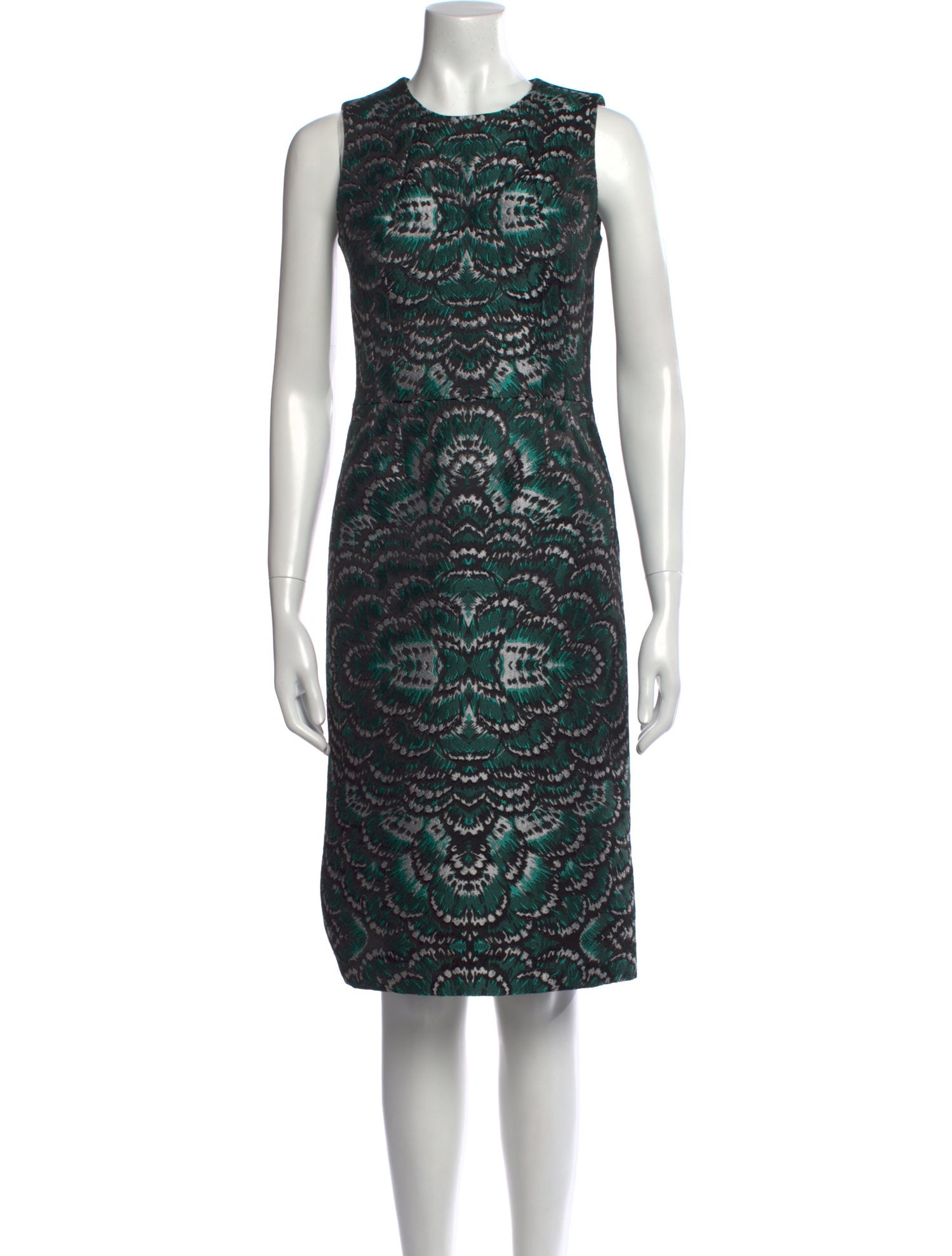Tome Printed Midi Length Dress